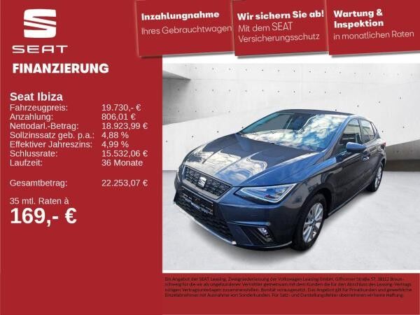 Seat Ibiza Style 1.0 TSI LED NAVI KEYL PDC RFK SHZ