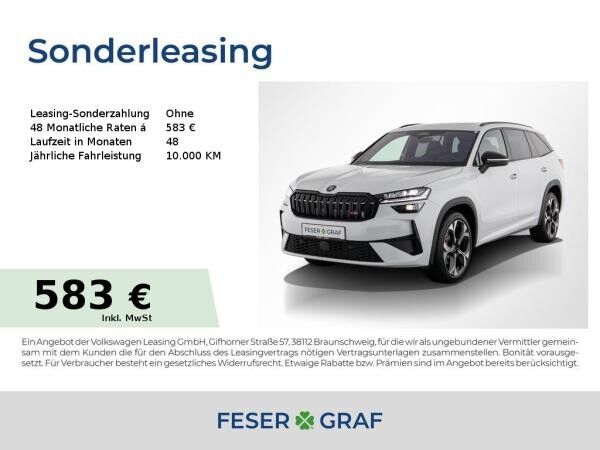 Skoda Kodiaq RS 2,0 TSI *360°KAM*AHK*NAVI*PANO*
