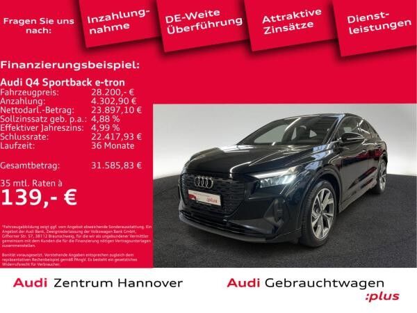 Audi Q4 e-tron Q4 Sportback 35 e-tron LED Kamera Navi virtual Memory