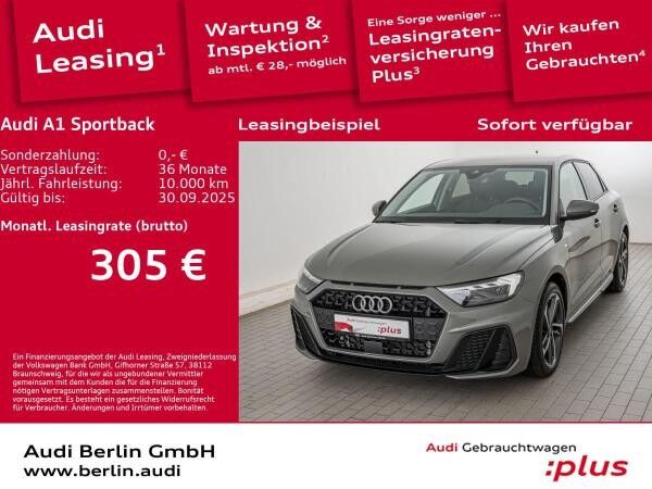 Audi A1 Sportback S line 30 TFSI 6-G. VIRTUAL LED PDC