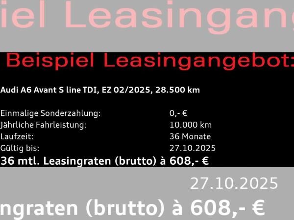 Audi A6 Avant S-Line 50TDI quattro/ Pano, Matrix, AHK