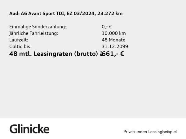 Audi A6 Avant Sport 40 TDI qu AHK/Matrix/Pano/Kam/ACC