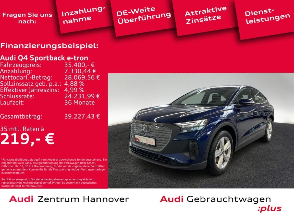 Audi Q4 e-tron Q4 Sportback 40 e-tron Pano Matrix Kamera DAB