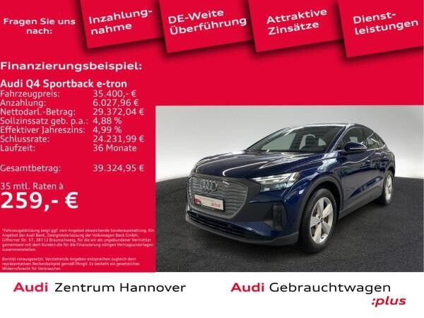 Audi Q4 e-tron Q4 Sportback 40 e-tron Pano Matrix Kamera DAB