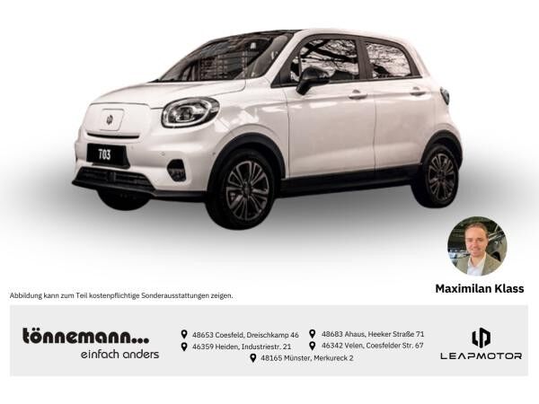 Leapmotor T03 DESIGN 37,3 kWH+RÜCKFAHRKAMERA+PANO+DAB