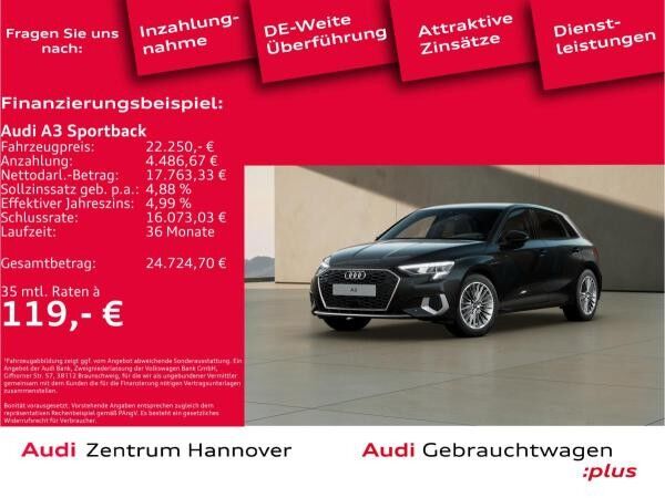 Audi A3 Sportback advanced 30 TFSI LED virtual Navi DAB