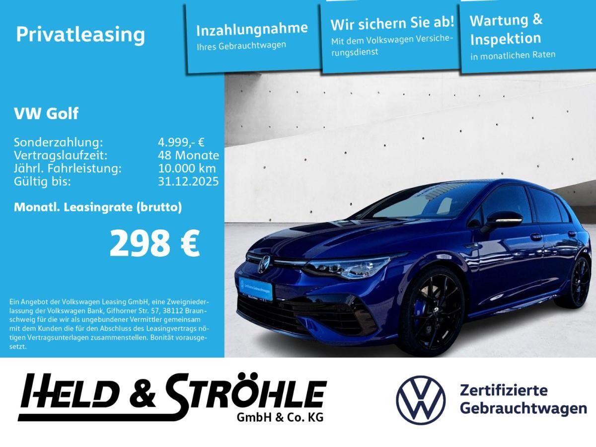 Volkswagen Golf 8 R Black 2.0 TSI DSG 4M 19 DCC LEDER PANO Volkswagen Golf 8 R Black 2.0 TSI DSG 4M 19 DCC LEDER PANO