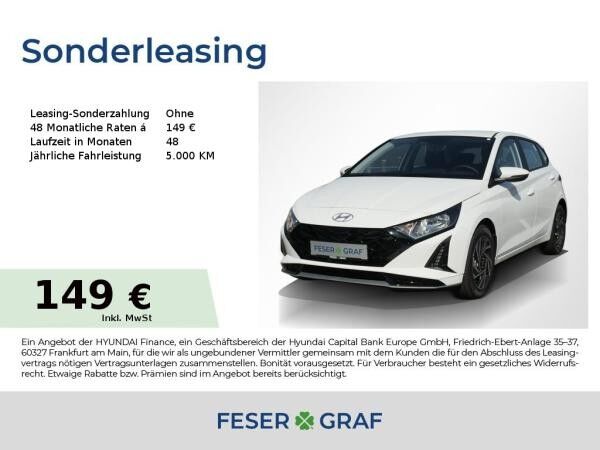 Hyundai i20 TREND & KOMFORT NAVI SHZ LHZ CARPLAY ALU