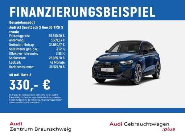 Audi A3 Sportback S line 35 TFSI S tronic PANO+LED+RearView