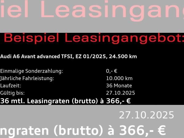 Audi A6 Avant advanced 45 TFSI S-tronic / Matrix, AHK