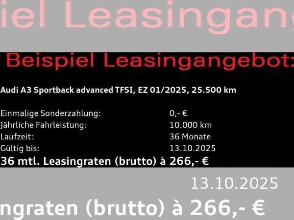Audi A3 Sportback advanced 30 TFSI / MMI-Navi+, AHK