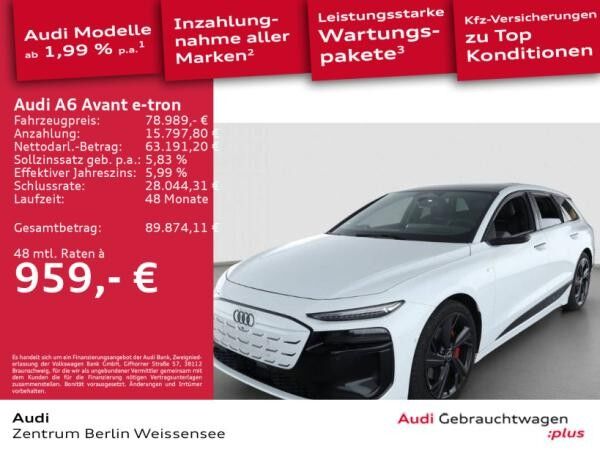 Audi A6 e-tron A6 Avant e-tron performance*S-LINE*PANO*AHK*B&O*