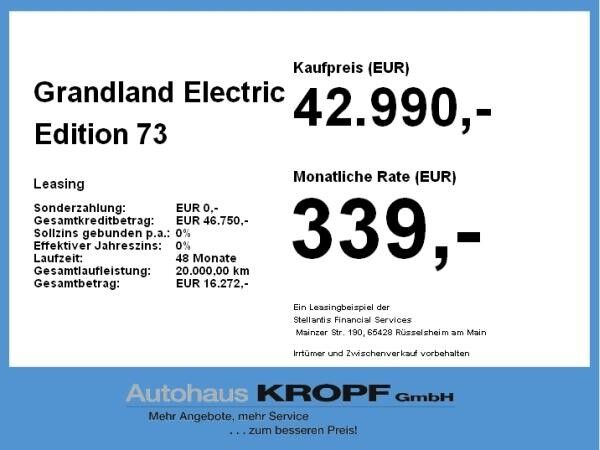 Opel Grandland Electric Edition h Batterie
