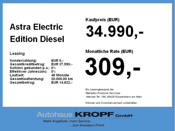 Opel Astra Electric Edition