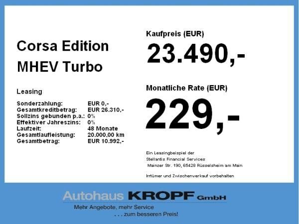Opel Corsa Edition MHEV
