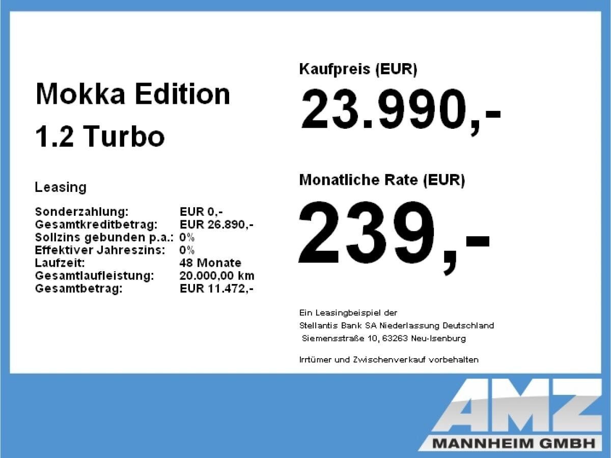 Opel Mokka Edition 1.2 Turbo