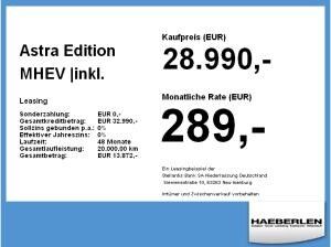 Opel Astra Edition MHEV