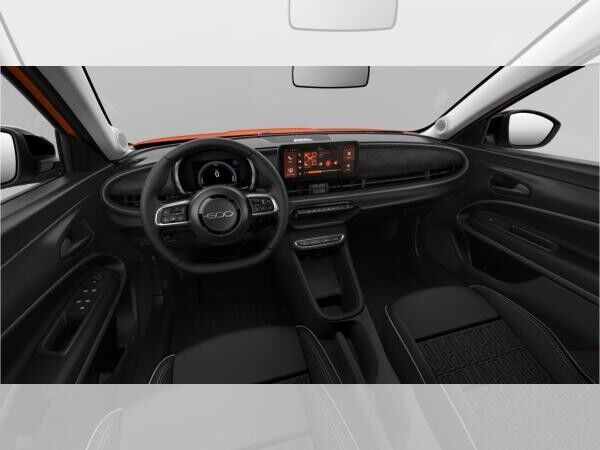 Fiat 600 Business Edit. 110PS Autom. / Allwetter auf Alu/ SHZ/ Sole Orange