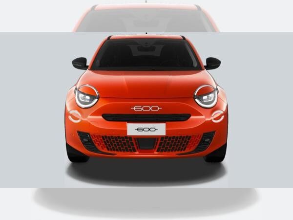 Fiat 600 Business Edit. 110PS Autom. / Allwetter auf Alu/ SHZ/ Sole Orange