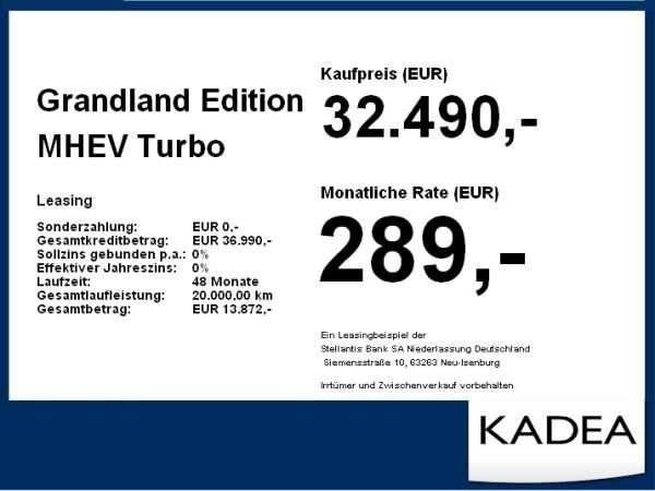 Opel Grandland Edition MHEV