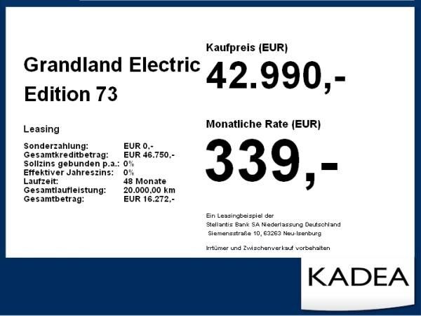Opel Grandland Electric Edition h Batterie
