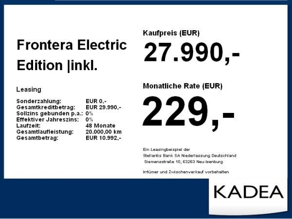 Opel Frontera Electric Edition |inkl. Tech-Paket|