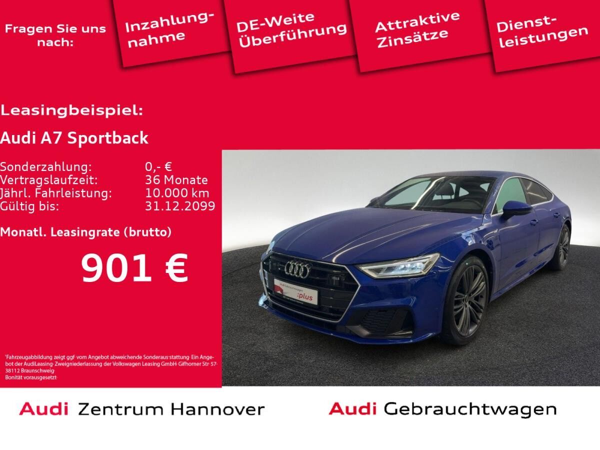 Audi A7 Sportback S line 50 TDI quattro LED Memory ACC Teilleder