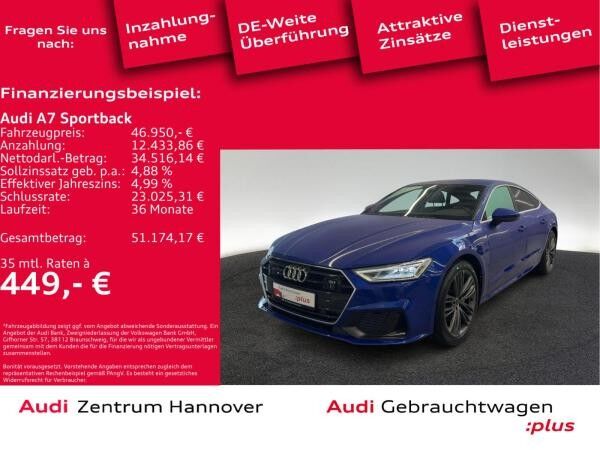 Audi A7 Sportback S line 50 TDI quattro LED Memory ACC Teilleder