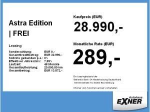 Opel Astra Edition | FREI KONFIGURIERBAR | Privat