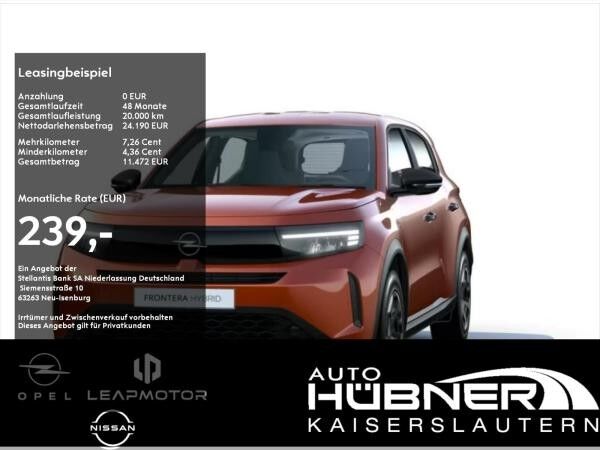 Opel Frontera Edition MHEV