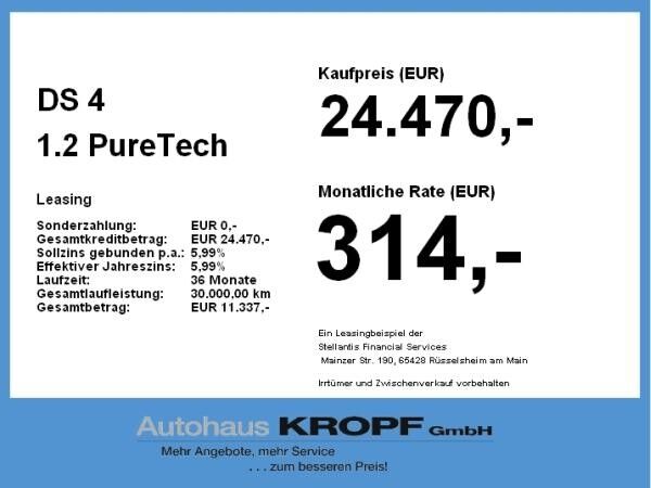DS Automobiles DS4 DS 4 1.2 PureTech Lenkradheizung,Rückfahrkamera