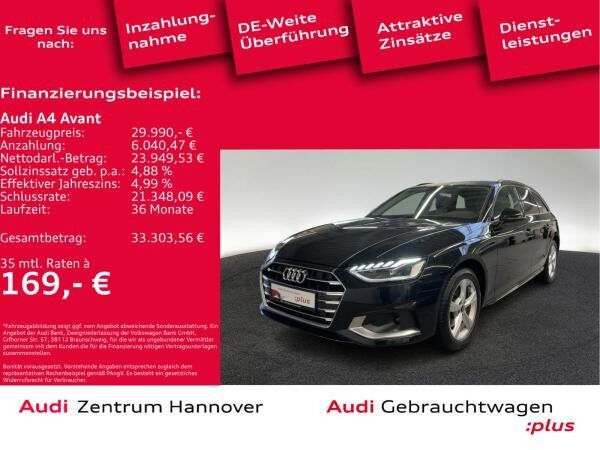 Audi A4 Avant 35 TFSI advanced AHK LED Kamera Navi