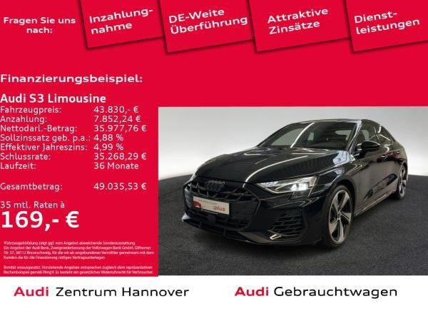 Audi S3 Limousine 2.0 TFSI Kamera virtual Navi LED DAB
