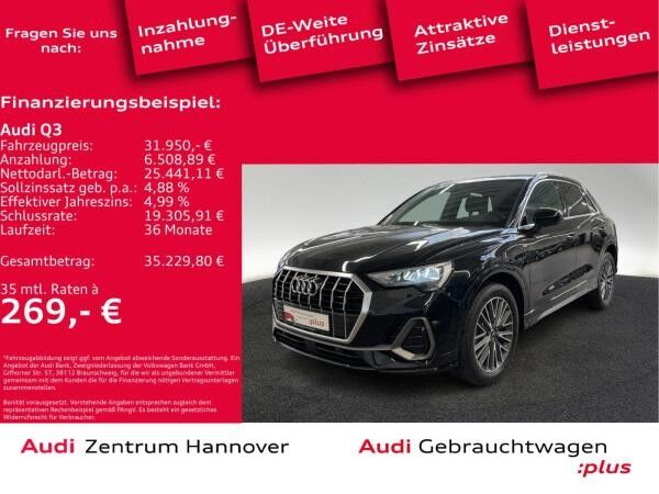 Audi Q3 S line 45 TFSIe LED Navi Teilleder virtual DAB