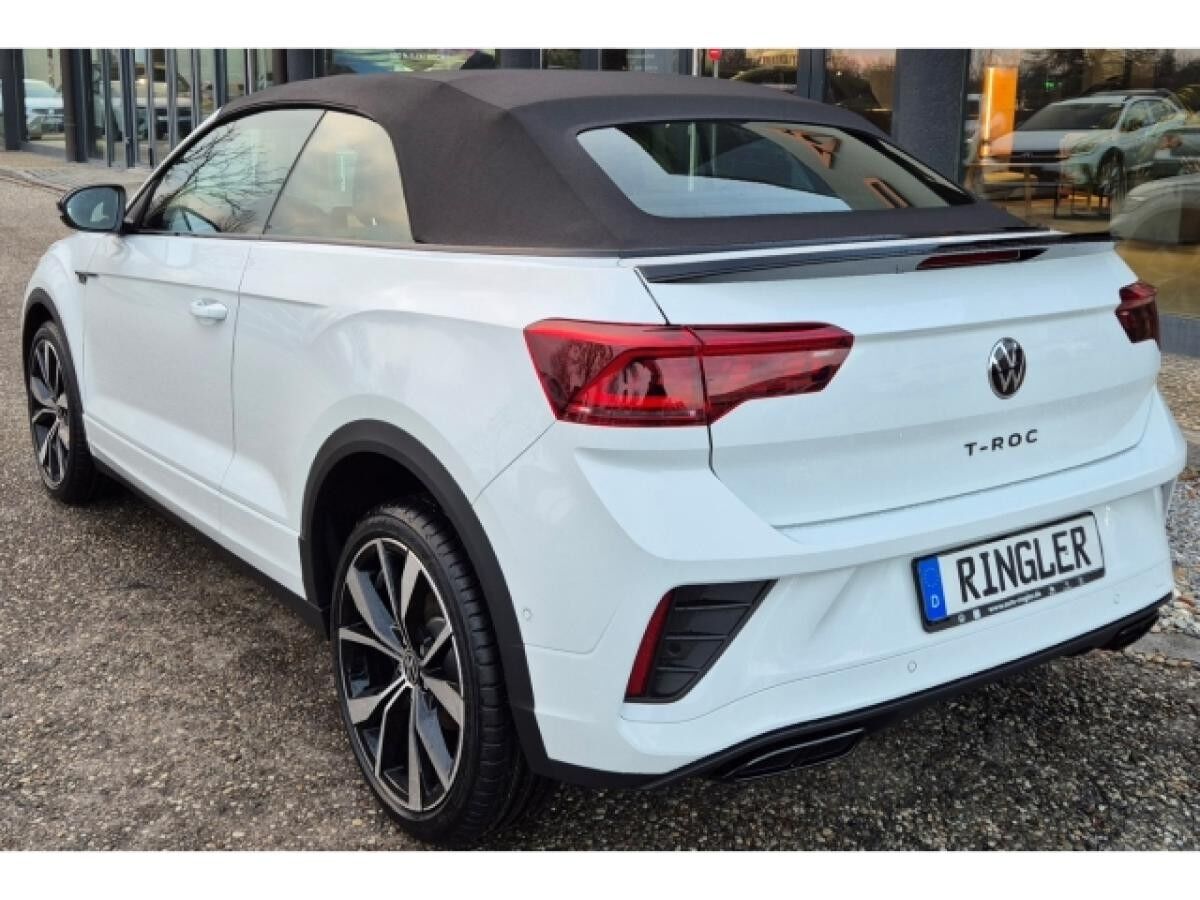 Volkswagen T-Roc Cabriolet R-Line DSG AHK Leder Klimaautom Keyless Verkehrszeichenerk. Alarm