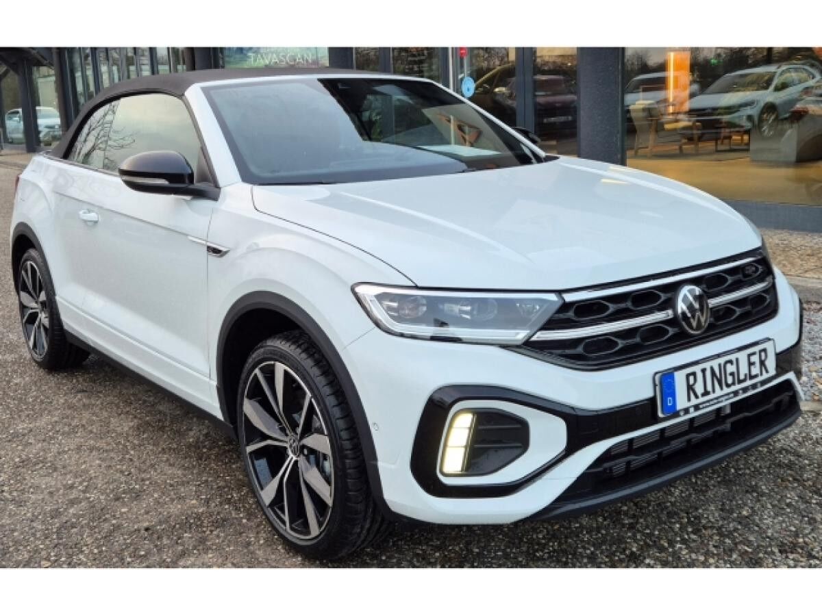 Volkswagen T-Roc Cabriolet R-Line DSG AHK Leder Klimaautom Keyless Verkehrszeichenerk. Alarm