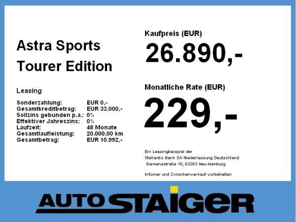 Opel Astra Sports Tourer Edition 1.2 Turbo