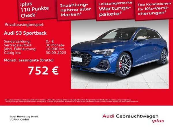 Audi S3 Sportback 2.0 TFSI Navi ACC Kamera Panorama