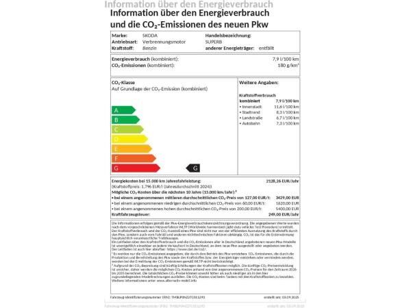 Skoda Superb Combi Sportline Navi DCC PANO AHK eHeck