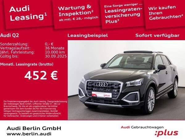 Audi Q2 Advanced 35 TFSI S tr. AHK MATRIX PANO RFK