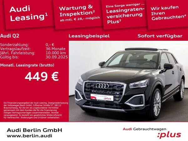 Audi Q2 Advanced 35 TFSI S tr. AHK MATRIX PANO RFK