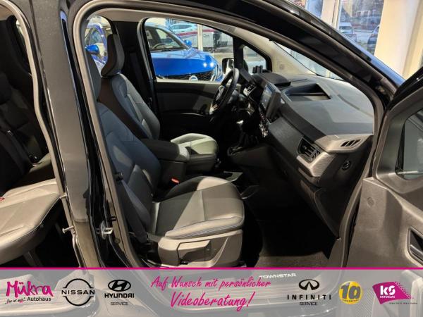 Nissan Townstar Kombi Tekna L1 DIG-T 6MT FA 16" Alu Dunkel get. Scheiben ab B-Säule FA