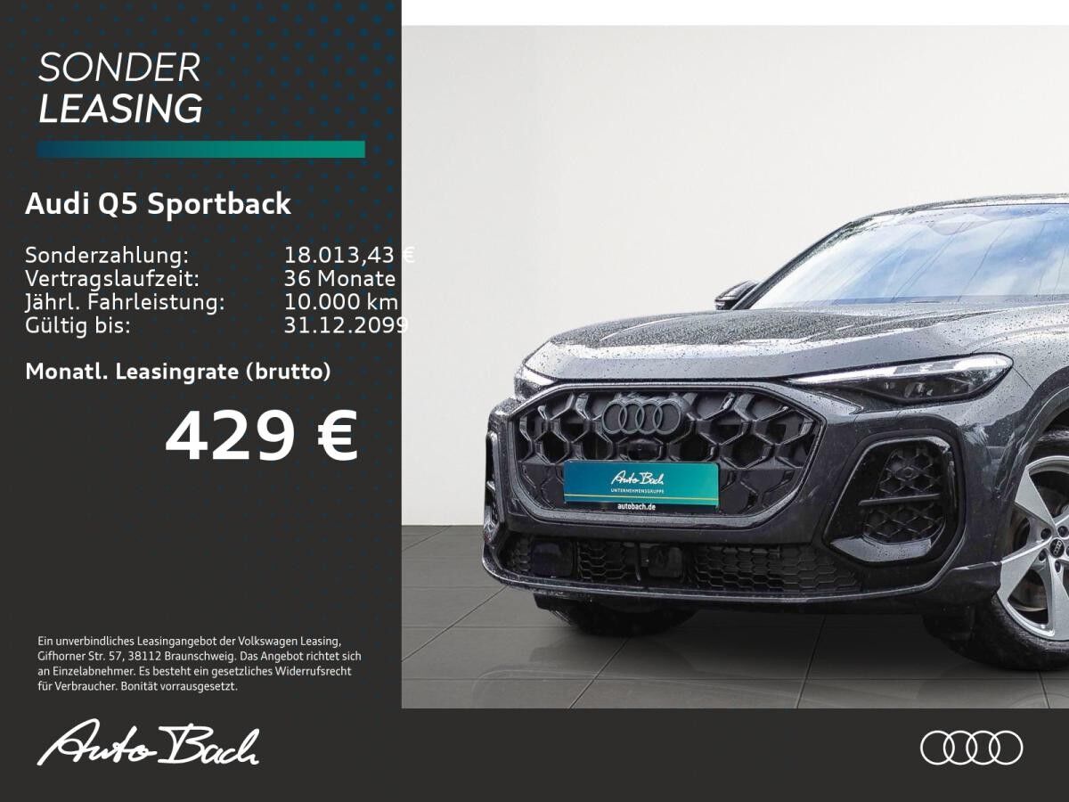 Audi Q5 Sportback S-LINE e-hybrid qu. AHK TECH-PRO Luftfederung MMI-Pro