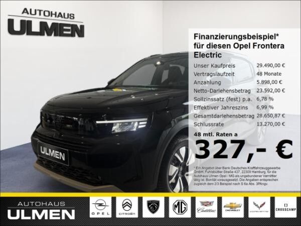 Opel Frontera Electric -e GS 83KW Navi Digitales Cockpit LED Apple CarPlay Android Auto Klimaautom