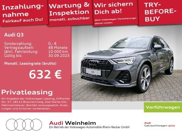 Audi Q3 S line 35 TDI S tronic Navi MatrixLED VirtualCockpit