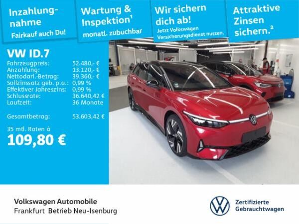 Volkswagen ID.7 Tourer GTX 4-Motion Navi IQ.Light DAB+