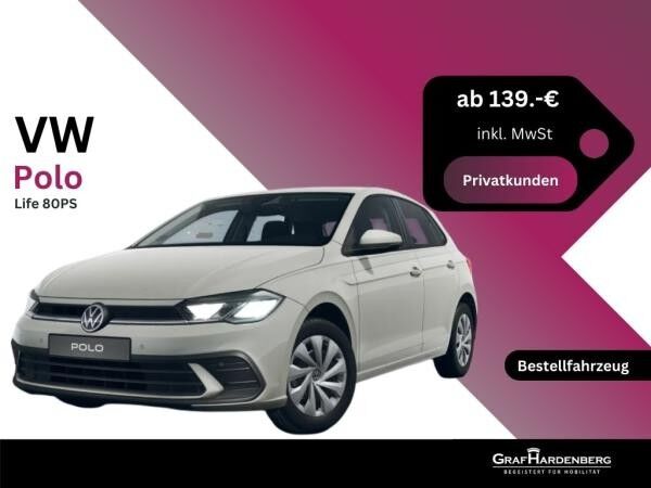 Volkswagen Polo Life 1.0 TSI 80PS *Bestellaktion *frei konfigurierbar*