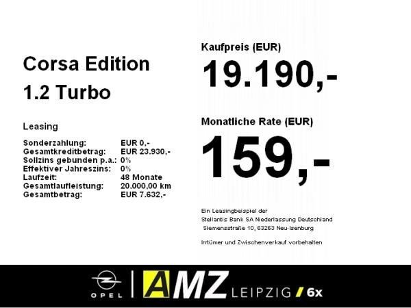 Opel Corsa Edition 1.2 Turbo