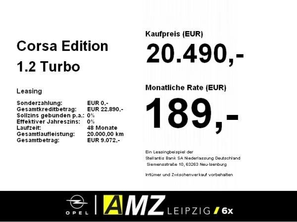 Opel Corsa Edition 1.2 Turbo