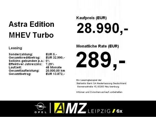 Opel Astra Edition MHEV